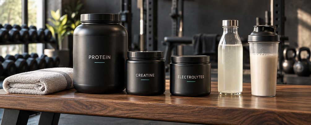 Protein creatine carbohydrate drink and electrolytes used for post workout recovery